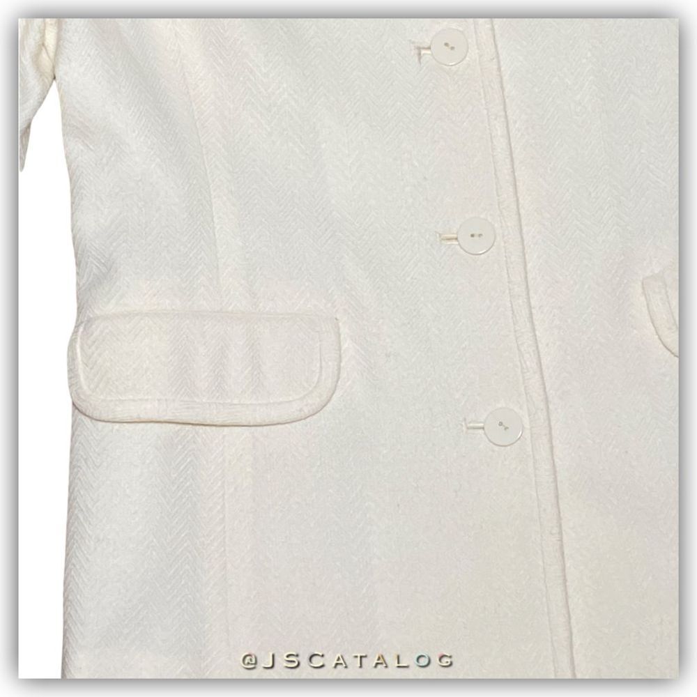 STUDIO by Liz Claiborne Mandarin Style Formal Wear Wool Button Down Blazer Jacke - Picture 3 of 9